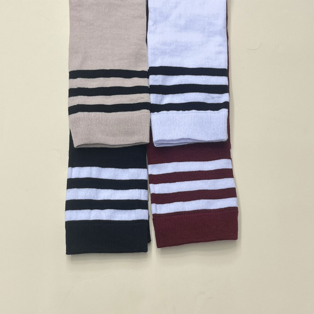 جوراب-سه-خط-بالا-زانو جوراب بالا زانو سه خط - Image 1