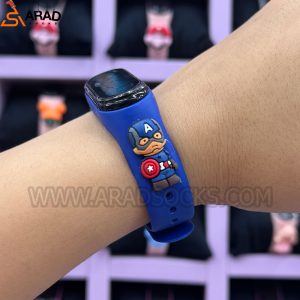 ساعت دیجیتالی کاپیتان آمریکا آبی