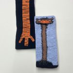 جوراب بالای زانو پای پرنده