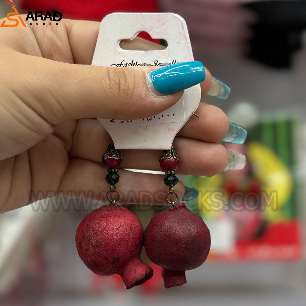 گوشواره یلدایی انار گوشواره یلدایی انار