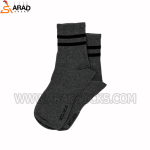 جوراب ساقدار دوخط طوسی