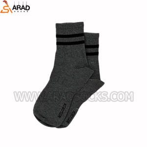 جوراب ساقدار دوخط طوسی