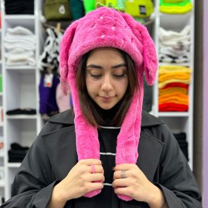 کلاه پمپی میوه ای صورتی پررنگ