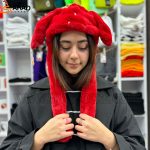 کلاه پمپی میوه ای قرمز