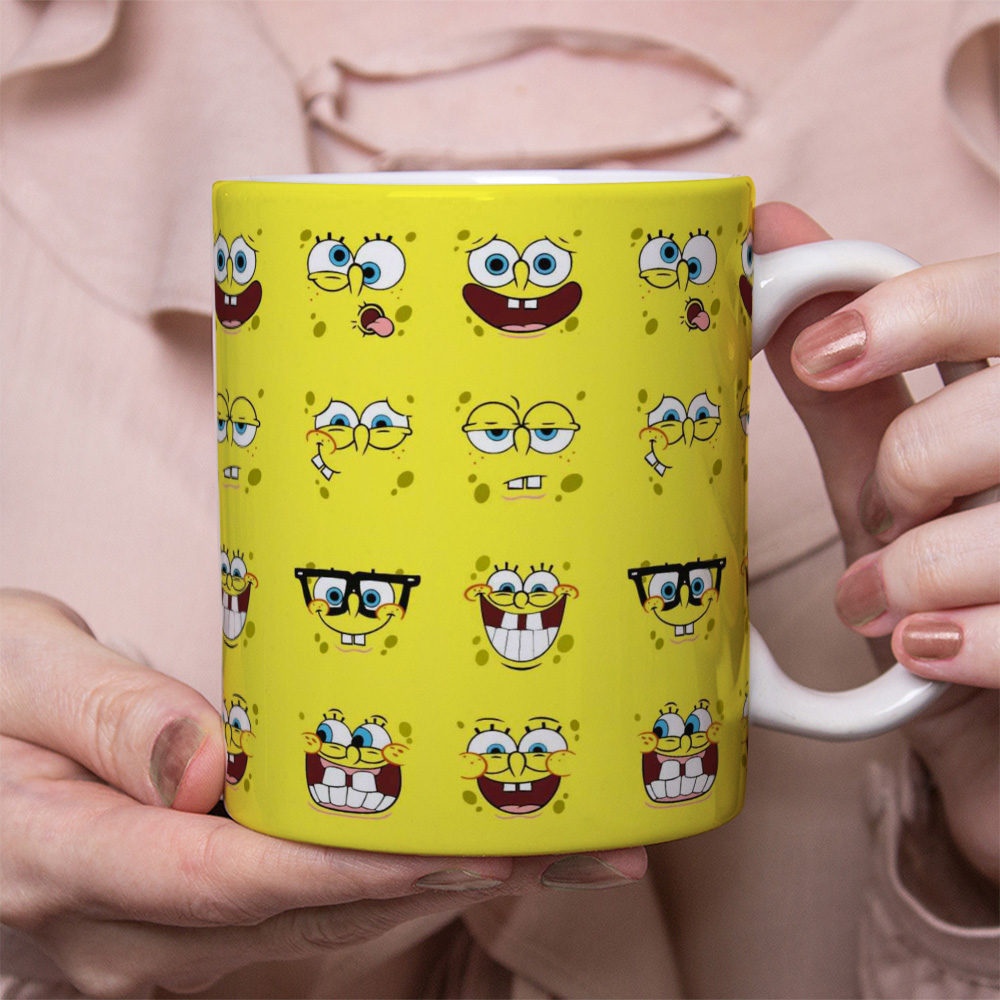 3i Right ماگ سرامیکی باب اسفنجی - Image 1