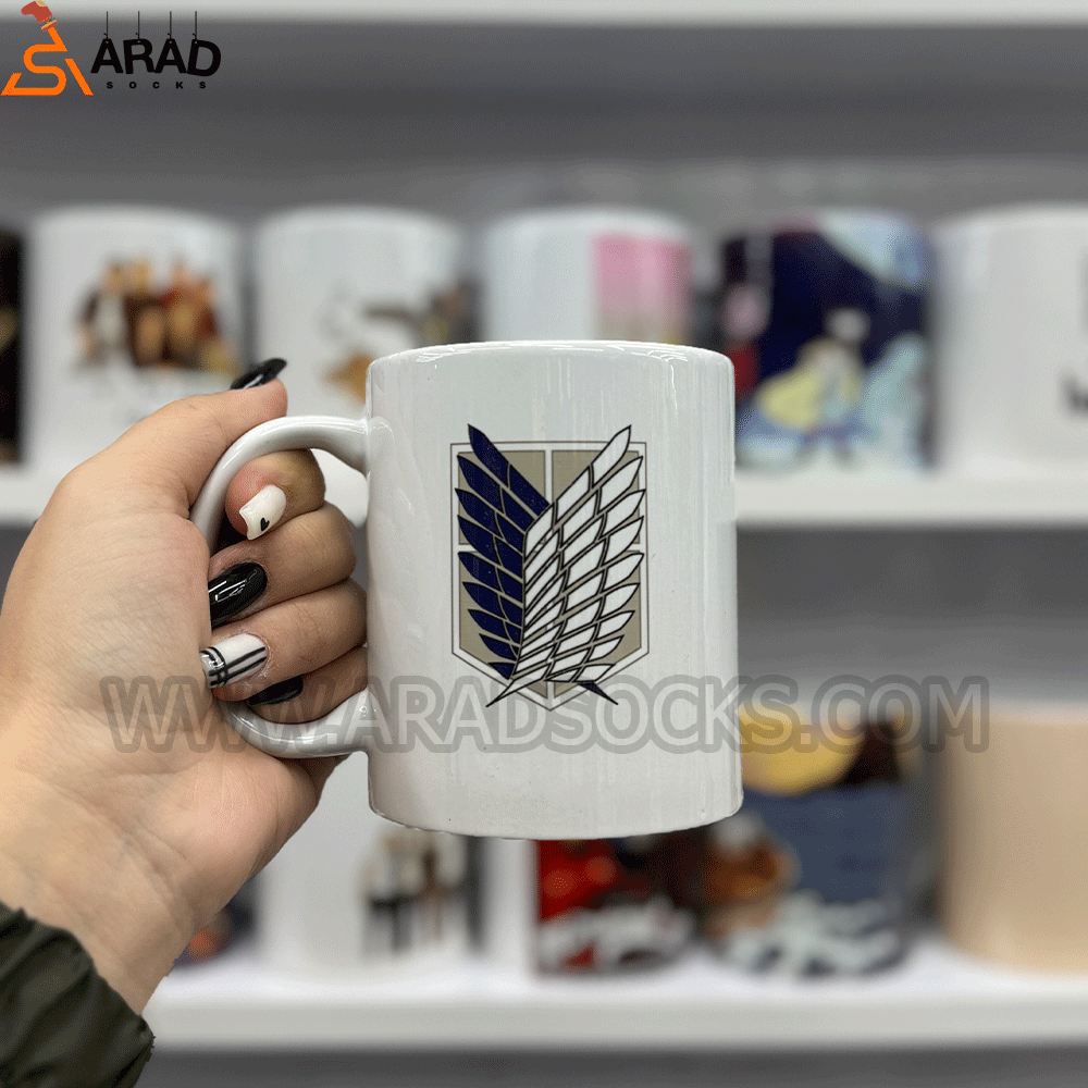 ماگ سرامیکی انیمه اتک آن تایتان ماگ سرامیکی انیمه اتک آن تایتان