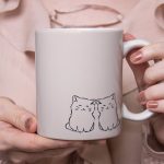 ماگ سرامیکی دو گربه - Image 2