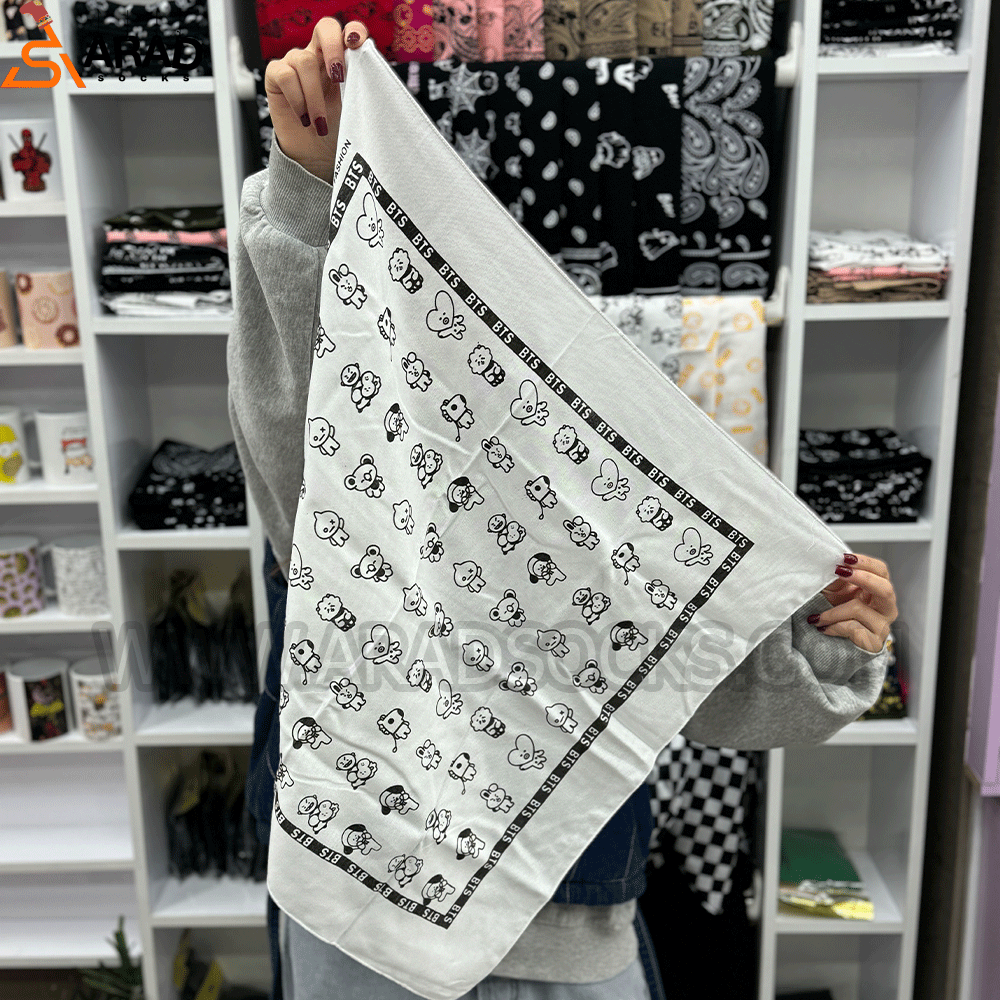 باندانا بی تی 21 سفید باندانا بی تی 21 سفید