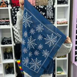 باندانا تار عنکبوت آبی