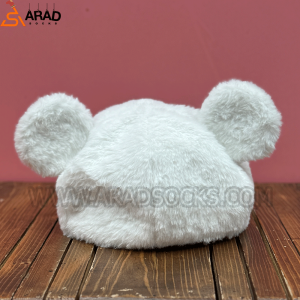 کلاه برت گوش دار سفید