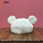 کلاه برت گوش دار شیری