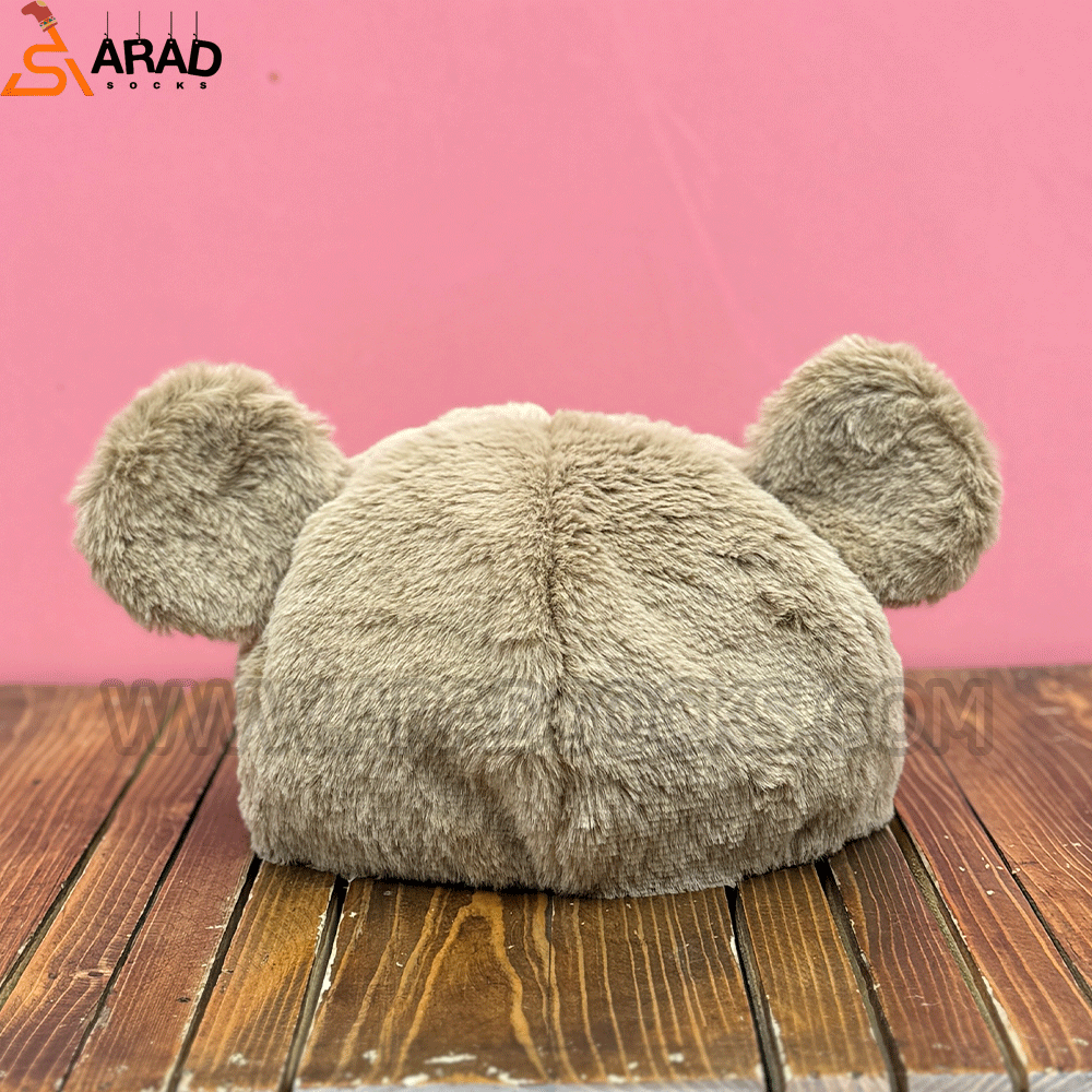 کلاه برت گوش دار کرم کلاه برت گوش دار کرم