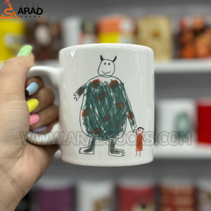 ماگ سرامیکی سالیوان و بو نقاشی