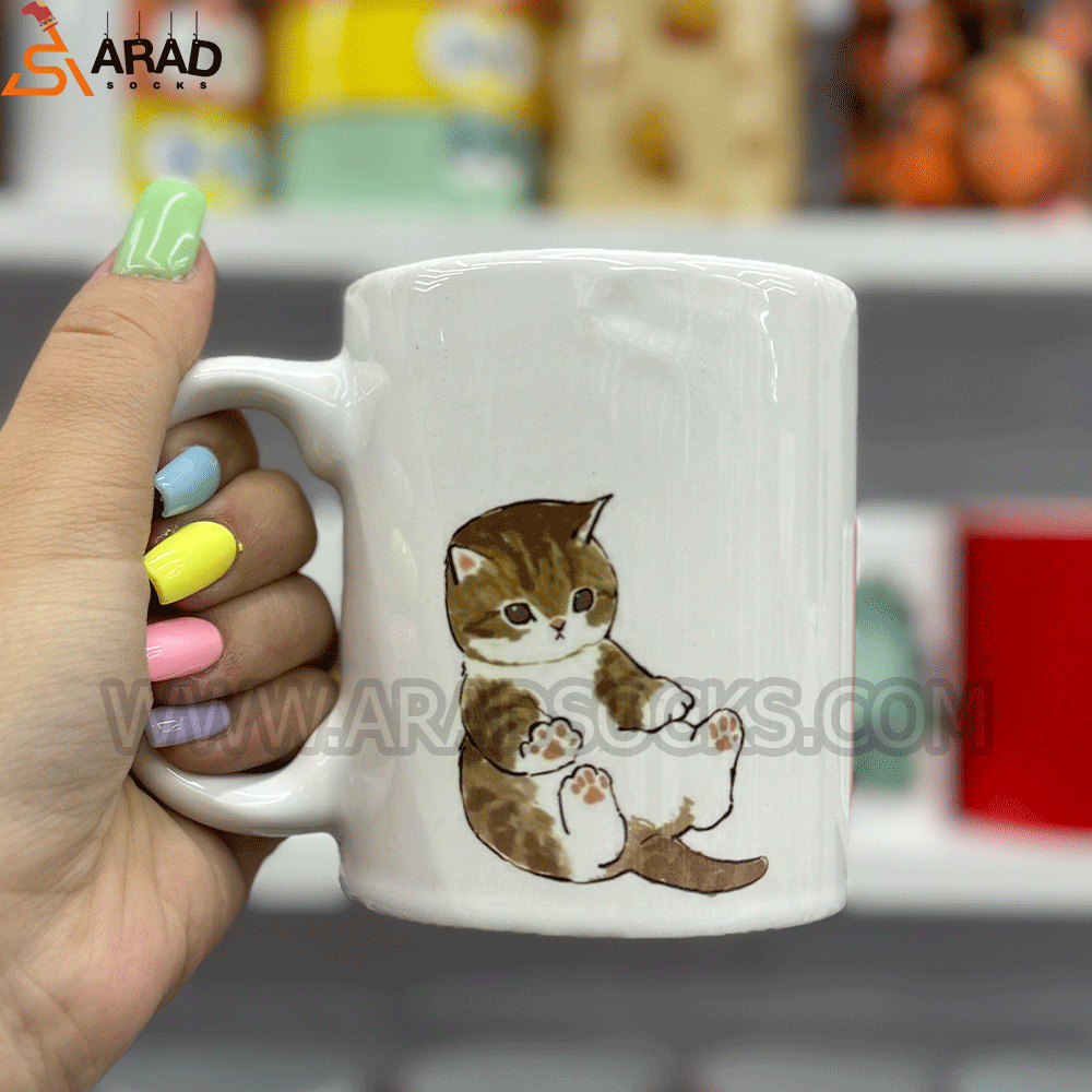 ماگ سرامیکی گربه نشسته ماگ سرامیکی گربه نشسته
