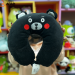 عروسک بالش گردنی وارداتی خرس مشکی