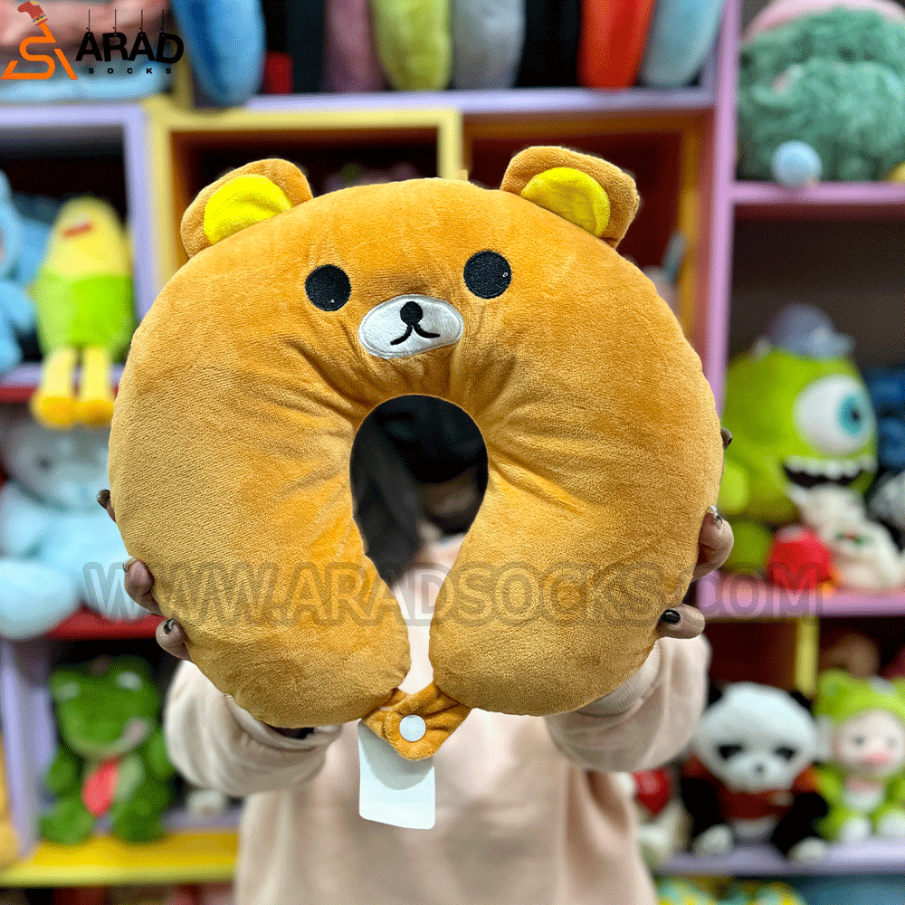 عروسک بالش گردنی وارداتی خرس عروسک بالش گردنی وارداتی خرس