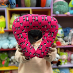 عروسک بالش گردنی کرومی صورتی