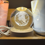 گوی کریستال کره زمین سایز3