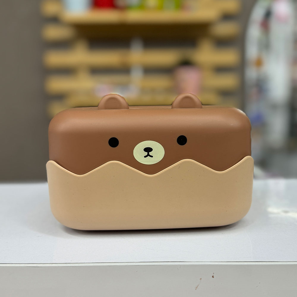 جا دستمالی خرس قهوه ای جا دستمالی خرس قهوه ای