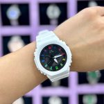 ساعت جی شاک سفید مشکی