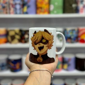 ماگ سرامیکی دختر کفشدوزکی و پسر گربه ای