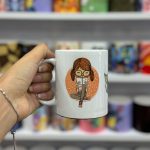 ماگ سرامیکی دختر و گربه