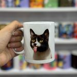 ماگ سرامیکی گربه زبون دراز