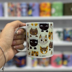 ماگ گربه های رنگی