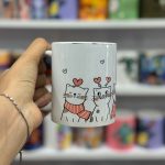 ماگ سرامیکی گربه های لباس دار