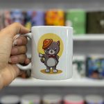 ماگ سرامیکی گربه کلاه دار