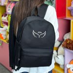 کوله پشتی مشکی بیسیک کتان