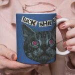 ماگ سرامیکی گربه و نوشته - Image 2