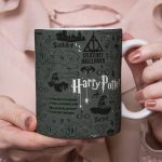 ماگ سرامیکی هری پاتر قهوه ای