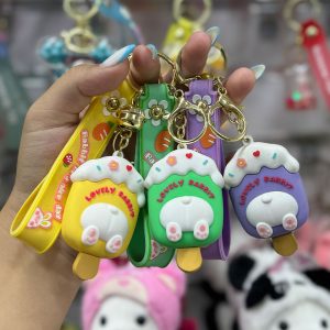 جاکلیدی سیلیکونی بستنی خرگوشی