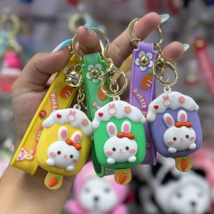 جاکلیدی سیلیکونی بستنی خرگوشی