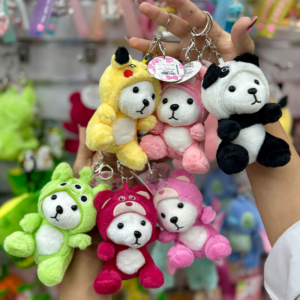 جاکلیدی خرس لباس دار