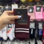 جوراب ساقدار دو خط