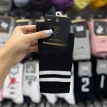 جوراب ساقدار دو خط