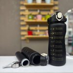 قمقمه سه قلو مشکی