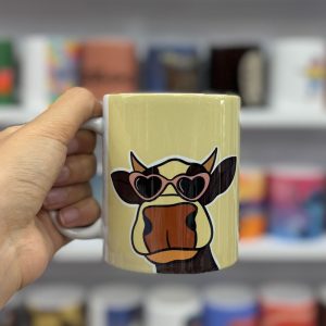 ماگ سرامیکی گاو عینکی