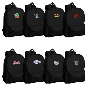 کوله پشتی کتان مشکی