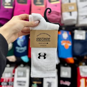 جوراب ساقدار اتلتیک سفید