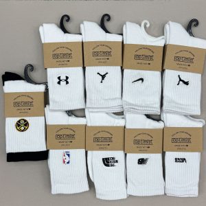 جوراب ساقدار اتلتیک سفید