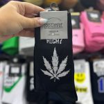 جوراب ساقدار طرح نوشته