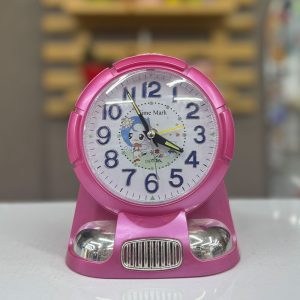 ساعت عقربه ای رومیزی صورتی