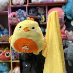 عروسک پتو بالشتی جوجه و پنگوئن رنگین کمان - Image 3