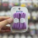 کش مو ساده تناژ بنفش