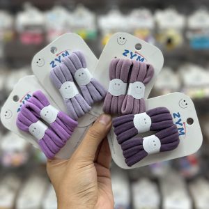 کش مو ساده تناژ بنفش