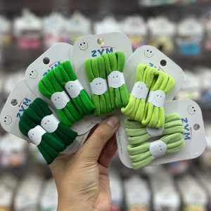 کش مو ساده تناژ سبز