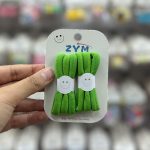 کش مو ساده تناژ سبز